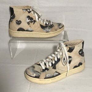 Converse Pro x Comme des Garcons High Top Tennis Shoes Size 4 Men 5.5 Women